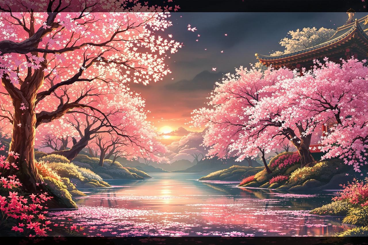 短剧库夸克作品展示 - 花间绘梦师 — 场景美术